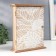 Keywood tree 6 hooks "White Palm leaves" 25.5x20.5x6.5 cm mix