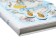 Gift notebook, A6, 112 sheets, color block, with a curly knife, PVC cover, "anime", mix