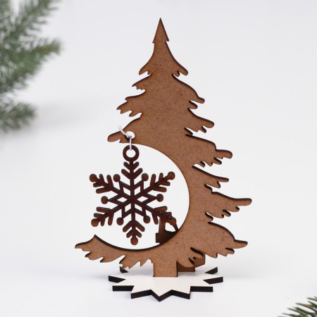 New Year's decor "Christmas tree", height 15 cm.-2