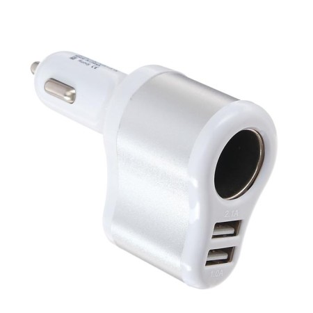 Torso cigarette lighter, USB 1 A / 2.1 A, 60 W, 12/24 V, MIX-1