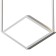 Wall lamp Mantra Kubick, Led, 1870lm, 3000k, 390x50x452 mm, white color
