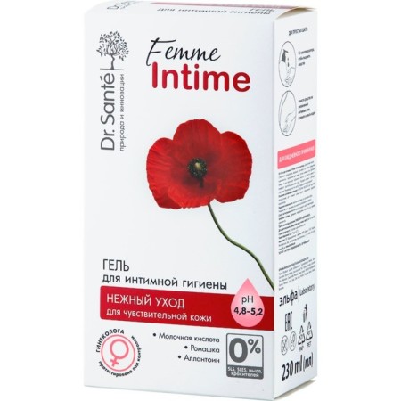 Dr.Sante Femme Intime intimate hygiene "Delicate care", 230 ml