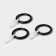 Cornice telescopic single forged, metal, 160-300 cm, black color
