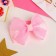 Hair rubber band Bant "Maroussia" cell, 8.5 cm, pink