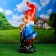 Garden figure "Dwarf with a shovel" 58x26cm