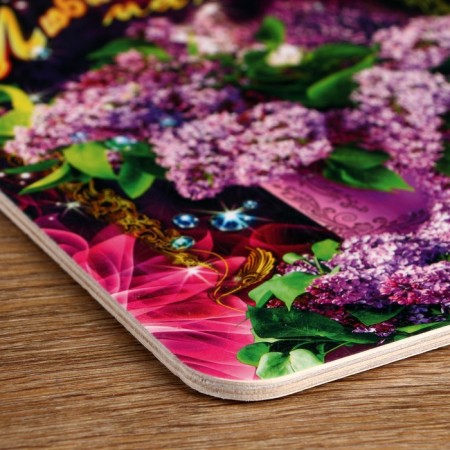 Board Board Bolshoi "Beloved Mom" ​​Lilac ", 19.5 × 27.5 cm-2