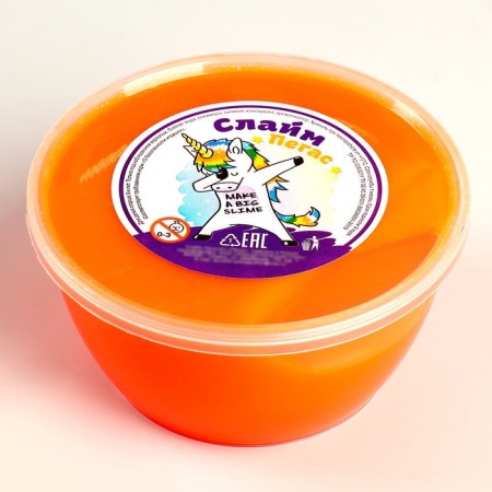 Slime "Pegas" orange, 360 ml-1