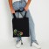 Bag Schoper "Hands" 35x0.5x40 cm, Department without lightning, without lining, black