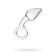 Sexus Glass anal plug, glass, transparent, 14.5 cm, d = 4 cm