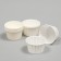 Muffin baking uniform, white, 5 x 4 cm