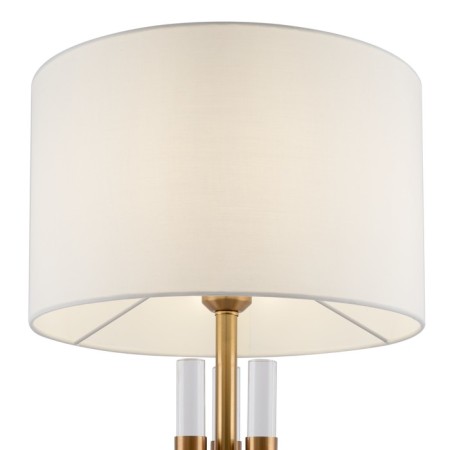 Freya FR5186FL-01BS Lino, 340x340x1580 mm, E27, 1x60W, brass color.-1