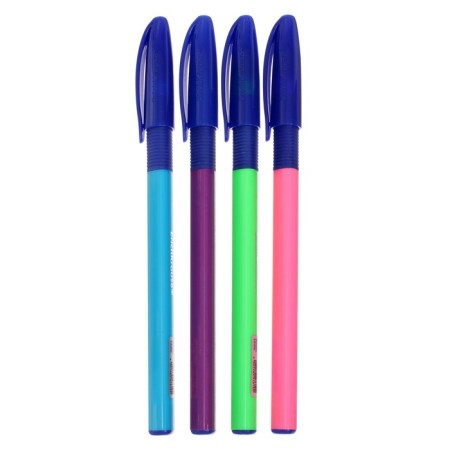 Ballic handle Erichkrause U-109 Neon Stick & Grip. Node 1.0 mm, Tround -sided mixing body, blue ink-10