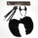 Carnival set "Chertic", wings, rim, trident