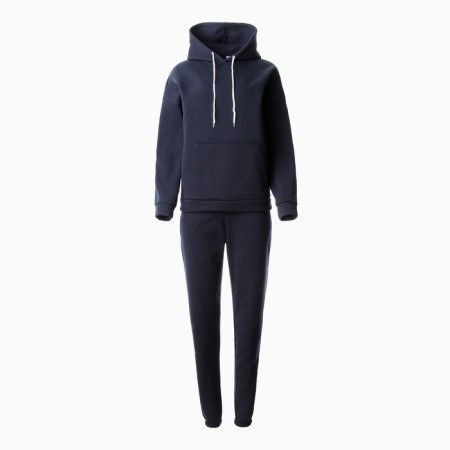 Women's costume with the basis (jumper/pants), dark blue color, size 60