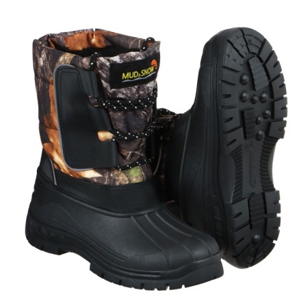 Combined winter boots (snowbuses), TEP+artificial fur, camouflage, size 43-1