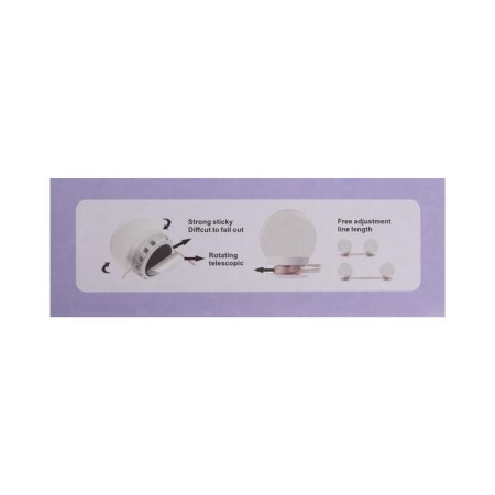 A set of lamps for the mirror backlight, 12pcs, controller, from USB, 3000 - 6500k-12