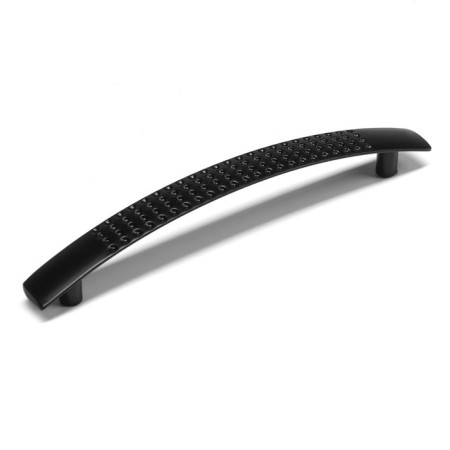 Slot Handle Tundra Standart RS001, m/o 96 mm, black color, 4 pcs TMP