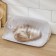 Plastic breadbag "rondo", 34.5 × 27.3 × 16.5 cm, white color