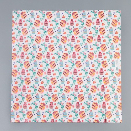 Cake box, confectionery packaging "Sweets", 31 x 31 x 15 cm-5