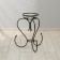 Flower stand, floor, 1 pot, d = 17 cm, bronze, "tulip"