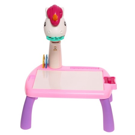 Projector-Stolik "Unicorn", light, sound, color pink-1