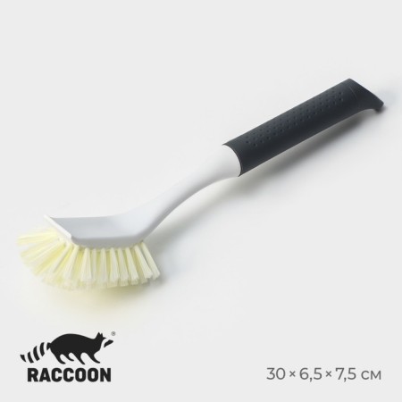 Raccoon Breeze dishwashing brush, comfortable pen, 30 × 6.5 × 8.5 cm, pile 2.5 cm