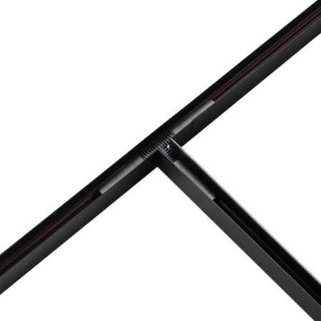 Connector T-shaped flum, black color-2