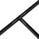 Connector T-shaped flum, black color