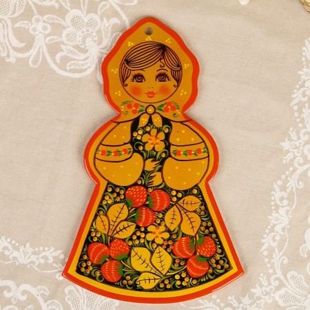 Groot board "Girl", 25 × 34 cm, Khokhloma-2