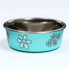 Metal bowl in the plastic case 
