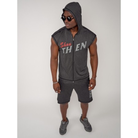 Sports suit men's, size 52-54, dark gray color-11