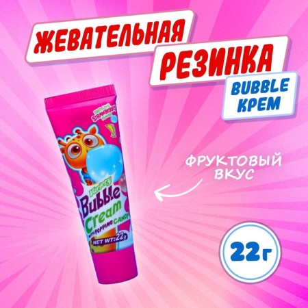 Chewing gum "Bubble Cream", with a fruit taste, 22 g