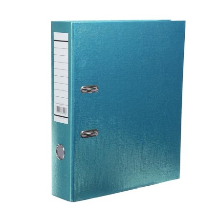 A4, 70 mm Metallic "Mint" folder, with arched mechanism, boumvinyl