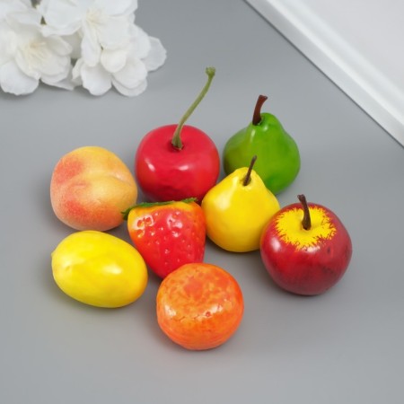 A set of decorative figures "Fruits" (UP.100pcs)