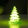 Nightlight "Christmas tree" 2W LED LR44 green 6x6x9cm