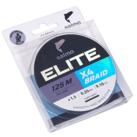 Леска плет. Salmo Elite х4 BRAID Dark Gray 125/020-1