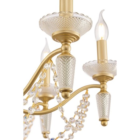 Freya FR2009PL-12G ZOE, 830x830x1750 mm, E14, 12x40W, Color gold-5