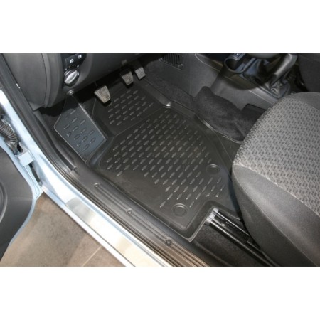 3D mats in the Datsun On-DO salon, 01/2014-2016, 4 pcs. (polyurethane)-1
