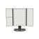 LED mirror with LED backlighting BRADEX KZ 1267, for makeup
