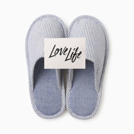 Women's slippers, size 38-39, blue color-6