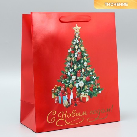 Laminated vertical “New Year tree”, Ml 23 x 27 x 11.5 cm, New Year-1