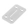 The plate fastener tundra Krep, 40x67x1.2 mm, zinc, in package 1 pc.