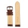 Watch strap, male, 24 mm, harness 80 mm, larynx 120 mm, natures. The skin, brown