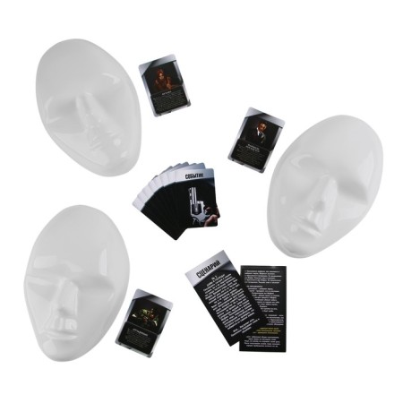 Board role -playing game "Mafia 007" with masks, 36 cards, 18+-7