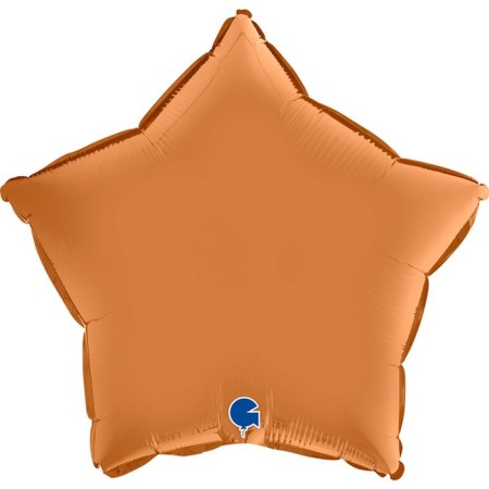 Foil ball 18 "Caramel Satin", star