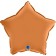 Foil ball 18 "Caramel Satin", star