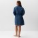 Women's bathrobe, col. Blue, rr 50-52, 100% polyester, 300 g/m2