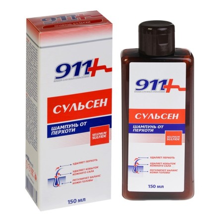 Shampoo from dandruff 911 sulsen 1%, 150 ml
