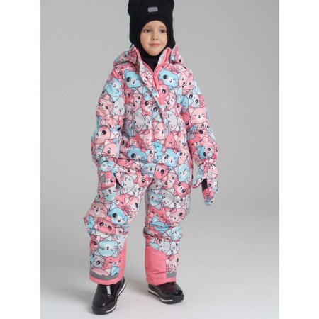 Winter overalls for a girl, height 116 cm-3