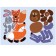 Stickers with riddles. Gather in parts. In the forest